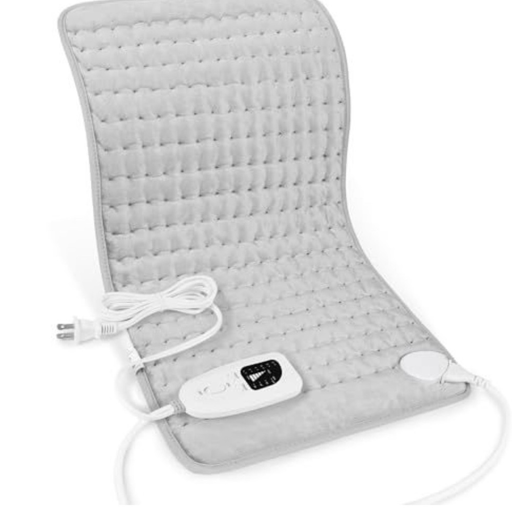 Electric Heated Mattress Pad - White Quilted Design
